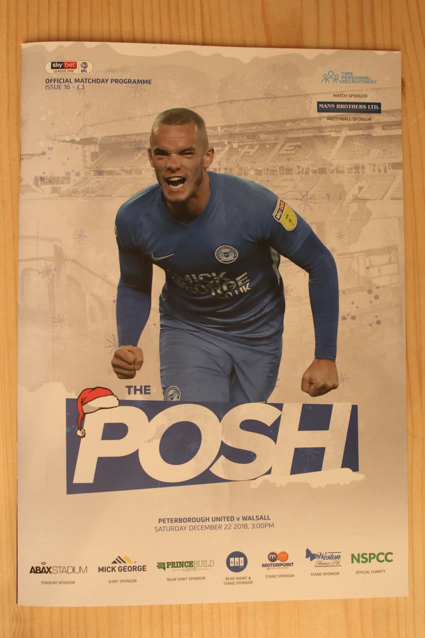 Peterborough United FC v Walsall FC